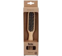 Tek Spazzola per Capelli Rettangolare Piccola con Denti Corti in Legno