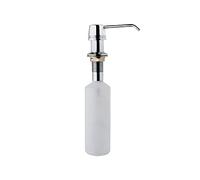 Teka 115890011 Dispenser di sapone per lavello, capacità 350 ml, design adatto a qualsiasi cucina, facilita il risparmio di detersivo, colore acciaio inossidabile