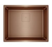 TEKA Lavello da cucina a seno, Tripla installazione, in acciaio inox 18/10 PVD, profondità 20 cm, SilentSmart, scarico quadrato, modello FlexLine RS15 50.40