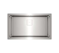 Teka | Lavello da incasso da 80 cm con vaschetta in acciaio inox con SilentSmart | AMERICAN PRO 80 M-XP 1B | Acciaio inossidabile | 79,5 x 46,8 x 20 cm