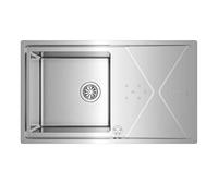 Teka - Lavello da incasso o da appoggio - Doppia possibilità di installazione - Mobili 50 cm - Acciaio inossidabile - Rif. 115100022