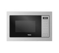 TEKA Microonde Integrabile con Grill, Acciaio Inossidabile Anti-impronte, Capacità 25 L, 5 Livelli di Potenza, 1450 W, 1000 W Quartz Grill, 10 Menu di Accesso Diretto, Modello MSEG 825 FI SS