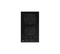TEKA Piastra a gas butano, 30 cm, 2 bruciatori, superficie in vetro temperato, comandi anteriori ergonomici, sicurezza termocoppia, sistema Fast-Click, modello GBC 32000 KLB