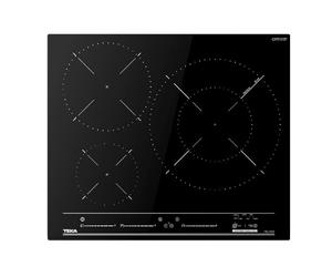 TEKA Targhetta a induzione 60 cm, 3 fuochi, Touch Control Multislider, Zona Paellera, Stop & Go, Sistemi di Sicurezza, Modello MestrePaeller IZC 63320 MPS BK