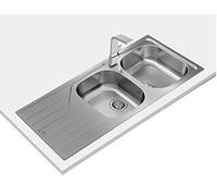 Teka Universe lavello in acciaio 116x50 cm 115170001