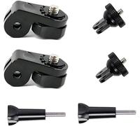 TEKCAM 6 Pezzi Adattatore in Alluminio da 1/4" Montaggio Camera Adattatore per Treppiede Accessorio Compatibile con Insta360 one x2 SJCAM Sony Gopro Akaso Wolfang Apexcam Gookam Action Cam