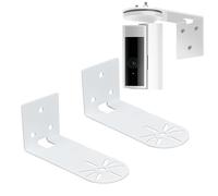 TEKCAM Staffa adesiva da parete compatibile con Ring Indoor Cam (2a generazione e 1a generazione), confezione da 2 staffe da parete in metallo per telecamera di sicurezza, senza foratura
