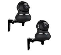 TEKCAM Supporto da Parete Compatibile con Litokam Little Elf Videocamera Sorveglianza, Regolabile a 180 Gradi, Supporto da Parete di Sicurezza da Soffitto, Accessori per Camera (2 Pezzi)