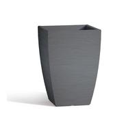 VASO VASI RESINA MODERNO QUADRATO RUVIDO MADE IN ITALY COLORATO H40 CM PIANTE