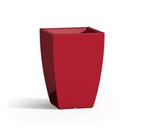TEKCNOPLAST PRISMA SQUARE ROSSO -cm 33x33 - H 50 cm..