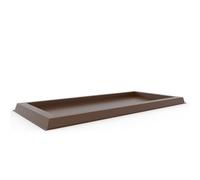Tekcnoplast Sottovaso rettangolare 108x49 colore Bronzo in resina per fioriera mod. Matera