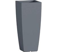 Tekcnoplast STILO SQUARE ANTRACITE - cm 33 x 33 - H 70 cm.