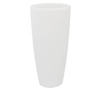 VASO RESINA ALTO MODERNO TONDO GIARDINO VASI MADE IN ITALY LUCE LED LUMINOSO