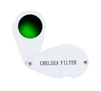 TEKCOPLUS Filtro Chelsea per l'identificazione delle pietre preziose: distingue rapidamente smeraldi, rubini, zaffiri, acquamarina, vetro, portatile, ideale per gemmologi e gioiellieri