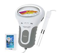 TEKCOPLUS Portable 2 in 1 qualità dell'Acqua PH CL2 Chlorine Level Tester Misuratore di Livello per Piscina