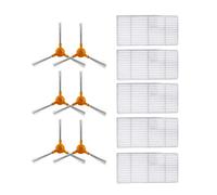 TeKeHom 5 filtri Hepa e 6 spazzole laterali di ricambio per Proscenic 830t Aspirapolvere Ricambi Accessori