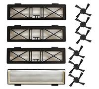 TeKeHom - Confezione da 10 pezzi di ricambio per Neato Botvac Serie D D75 D80 D85 e 65 Botvac 70e 75 80 85 con 6 spazzole laterali e 4 filtri ultra performanti.