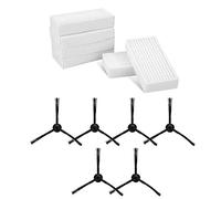 TeKeHom - Set di spazzole laterali per aspirapolvere robot ILIFE V3s Pro V5s Pro