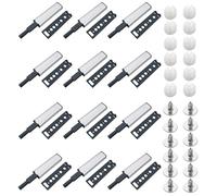 Tekenewbse Push Pull per Ante, 12 Pezzi Chiusura Magnetica Ante, Apriporta Push to Open per Armadi, Armadio Magnetic Push Latch, Ammortizzatori Ante Armadio Chiusure Magnetiche Mobili Sistema Calamite