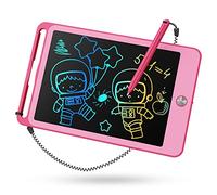 TEKFUN Tavoletta Grafica Bambini 8,5 Pollici LCD Lavagna Cancellabile, Giochi Giocattoli Educativi e Regalo per Bambini 3 4 5 6 7 8 Anni (Rosa)
