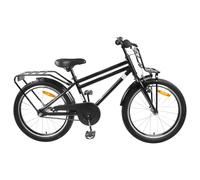 TEKGHUT Bicicletta da 12 pollici, telaio in acciaio nero
