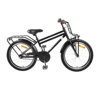 TEKGHUT Bicicletta da 12 pollici, telaio in acciaio nero