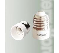 TEKHOME 12 Pezzi Adattatore per Lampadina da E27 a E14, Convertitore Attacco E27/E14, Compatibile LED e Incandescenza, Colore Bianco- D-E27-E14