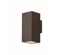 TEKHOME Applique da Esterno GU10 IP65 Up Down, Lampada da Parete Moderna Doppia Emissione per Giardino Terrazzo Facciata, Impermeabile in Alluminio, Luce su e giù, Lampadina Non Inclusa ES55-C