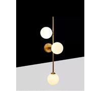 TEKHOME Applique da Parete Moderna G9 in Metallo Bronzo con 3 Sfere - Lampada da Muro Design Contemporaneo per Interni, Max 3×10W - AQ57