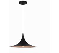 TEKHOME Lampadario a Sospensione Nero Ø40 cm, Attacco E27, Design Moderno in Metallo, Altezza Regolabile, Lampada da Soffitto per Cucina, Sala da Pranzo, Soggiorno - Senza Lampadina B98