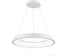 TEKHOME Lampadario LED Moderno a Sospensione 43W, Anello Circolare, 3 Temperature di Colore 3000K/4000K/6500K, Dimmerabile da Interruttore, Luce per Sala da Pranzo Soggiorno Cucina - A71-B3C