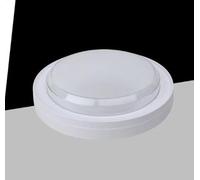 TEKHOME Plafoniera LED 23W IP65 CCT 3000K-4000K-6500K, Lampada LED da Soffitto Rotonda Impermeabile 3450LM in ABS+PC, per Bagno, Corridoio, Garage e Esterno - Bianco/Nero (BIANCO)