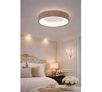 TEKHOME Plafoniera LED Moderna 30W Ø46cm con Telecomando, CCT Regolabile 3000K-4000K-6500K, Luce Soffitto Design Metallo, Lampada da Soffitto per Soggiorno Camera - PN-33OS-3C