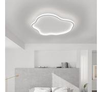 TEKHOME Plafoniera LED Nuvola 43W, Lampada da Soffitto Moderna per Camera da Letto, Bianco, Luce Uniforme, Design Creativo - C48-F