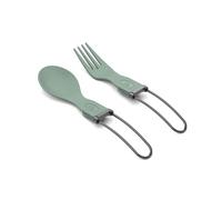 TEKK - Set di posate pieghevoli, colore: Verde