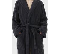 Tekla Unisex Hooded Bathrobe Ash Black Taglia: XS | Pigiameria Outlet | Unisex | Nero
