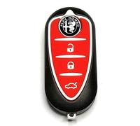 TEKLIGHT Chiave Tutti I Colori Cover Scocca + LOGO + BATTERIA CR2032 OMAGGIO per Alfa Romeo Mito Giulietta Guscio con Lama a 3 Tasti Logo Non Originale LAMA SIP22 (Q)