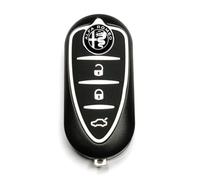 TEKLIGHT Chiave Tutti I Colori Cover Scocca + LOGO + BATTERIA CR2032 OMAGGIO per Alfa Romeo Mito Giulietta Guscio con Lama a 3 Tasti Logo Non Originale LAMA SIP22 (G)