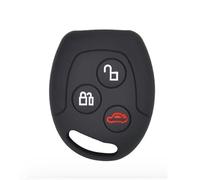TEKLIGHT Custodia protettiva in Silicone NERO per Chiave 3 Tasti Ford Focus KA Galaxy Fiesta c-max s-max Eco Sport Transit Connect