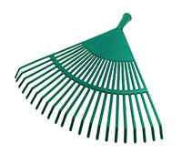 TEKLiNe Rastrello Giardino Scopa Plastica PP Fisso Foglie Terra Sassi Utensile Manuale Accessorio Giardinaggio, Scopa Giardino Foglie Sassi Terra Pulizia Attrezzo in Plastica Polipropilene Fisso