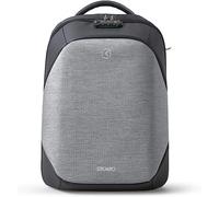 Intempo Zaino Antifurto Versatile Tekniko Big in Tessuto Idrorepellente Antistrappo, Cavo Telescopico Antifurto, Chiusura con Combinazione, Presa USB Esterna, Dimensioni 34 x 46 x 16 cm, Colore Grigio