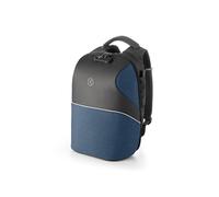 Tekniko TAB - Zaino con Cavo Antifurto, Chiusura a Combinazione e Porta Usb ergonomico - Blu
