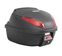 S-Line Top case TEKNIX 35 L per moto e scooter Nero/Carbonio