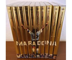 TeknoFilm - 10 DVD Senza cofanetto - MARADONA - NON SARO' MAI UN UOMO COMUNE di Gianni Minà - GAZZETTA DELLO SPORT