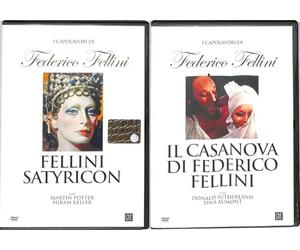 TeknoFilm - 2 DVD - SATYRICON - IL CASANOVA DI FEDERICO FELLINI - PLAY MEDIA