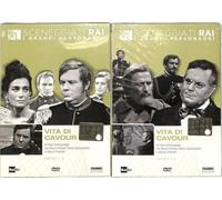 TeknoFilm - 2 DVD - Sceneggiati RAI: I grandi personaggi - VITA DI CAVOUR (Opera completa - 4 puntate) di Piero Schivazappa (1967) - RAI ERI