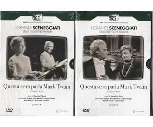 TeknoFilm - 4 DVD - Sceneggiati RAI: QUESTA SERA PARLA MARK TWAIN (Opera completa - 7 puntate) di Daniele D'Anza (1968) - CENTAURIA
