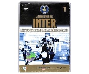 TeknoFilm - DVD - LA GRANDE STORIA DELL'INTER Vol. 11 - RONALDO - ADRIANO: IL BRASILE E' NERAZZURRO (2005) - GAZZETTA DELLO SPORT