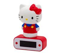 TEKNOFUN Hello Kitty - Sveglia con statuetta 3D, rosso