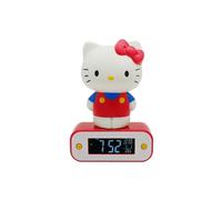 TEKNOFUN Hello Kitty - Sveglia con statuetta 3D, rosso